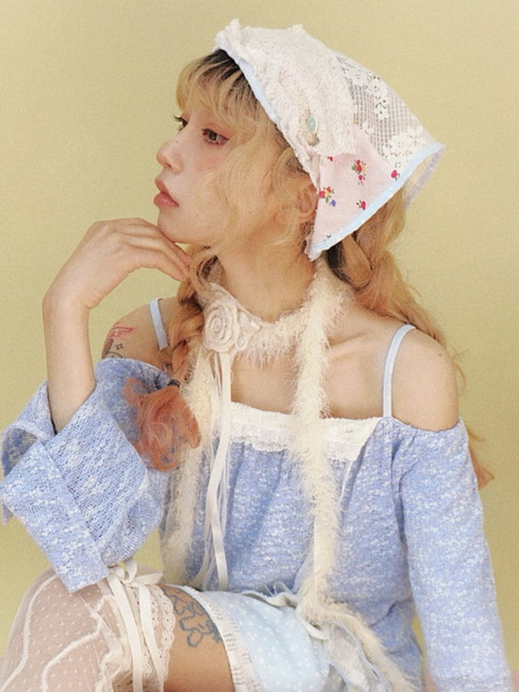 Rose Slim Fure Rose Choker Necklace