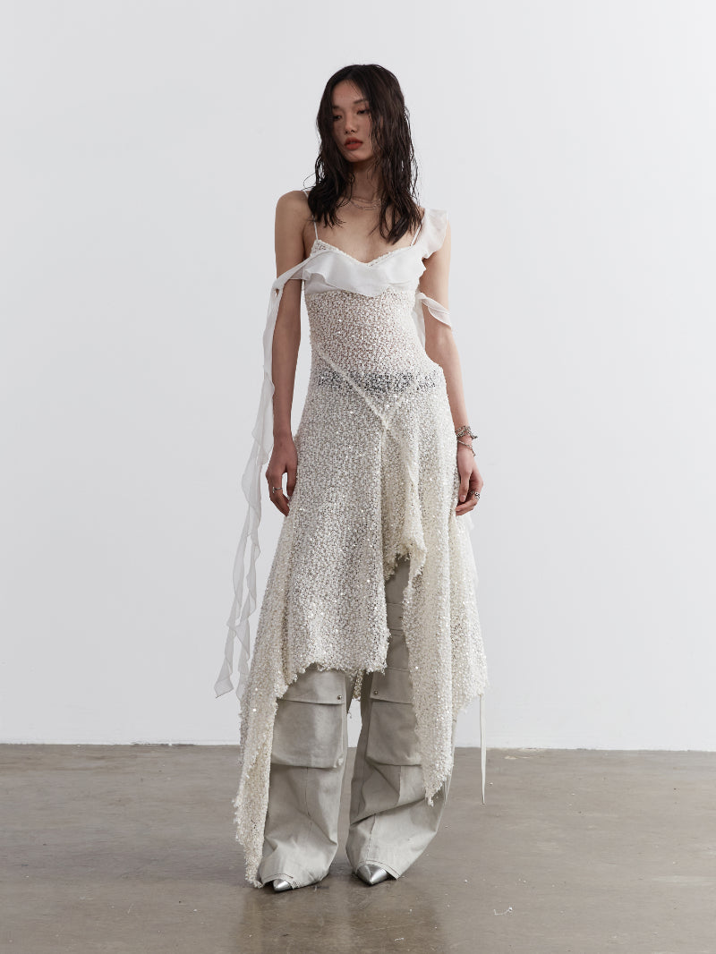 sheer camisole dress Matteau Sheer Cami Dress
