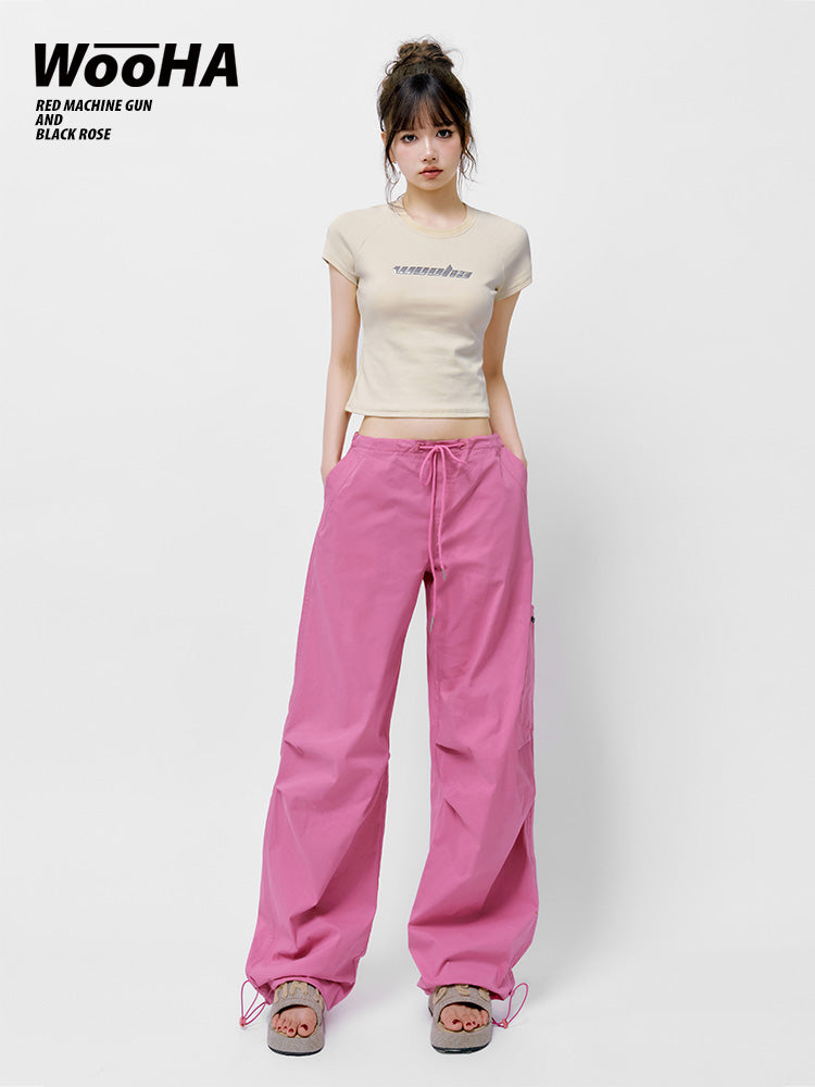 Draw String Casual Relax Workhosen