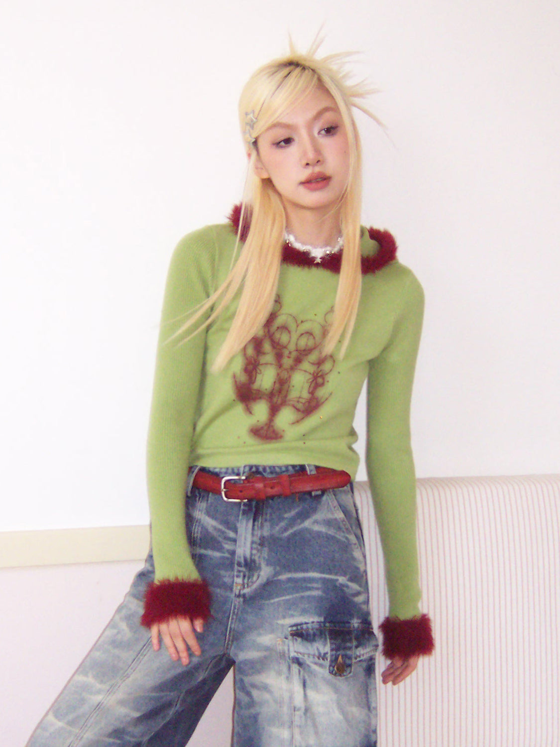 Sweat à sweat Nichi Slim Unique tricot