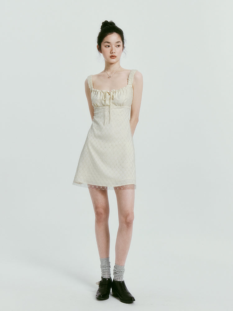 Lace Feminine Sheer Mini-One-Piece