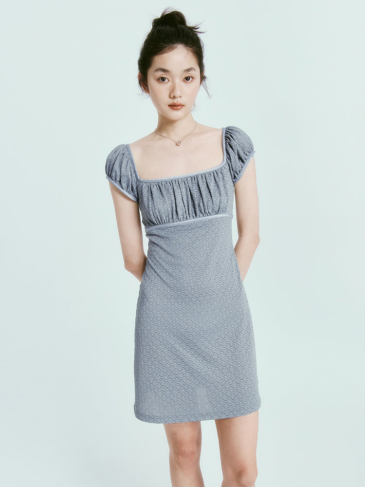 Retro dichtes Flare-ein-Stück