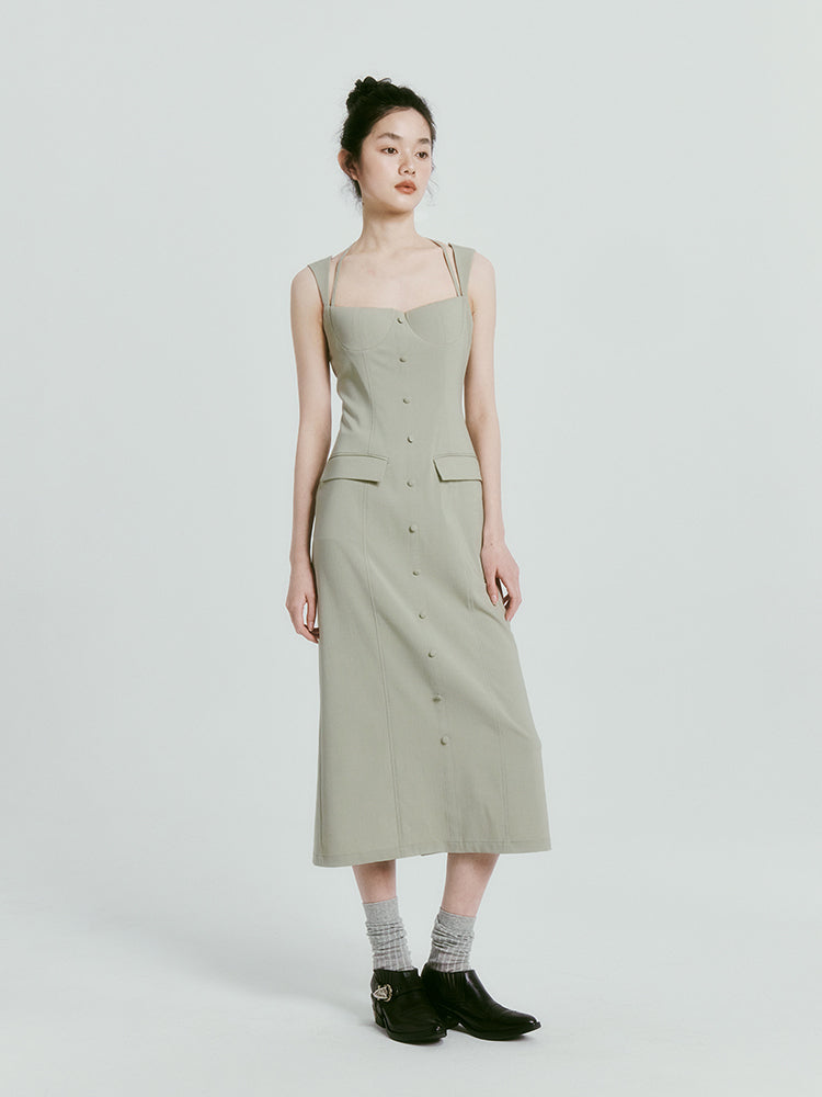 Chic Simple Long Retro One-Piece