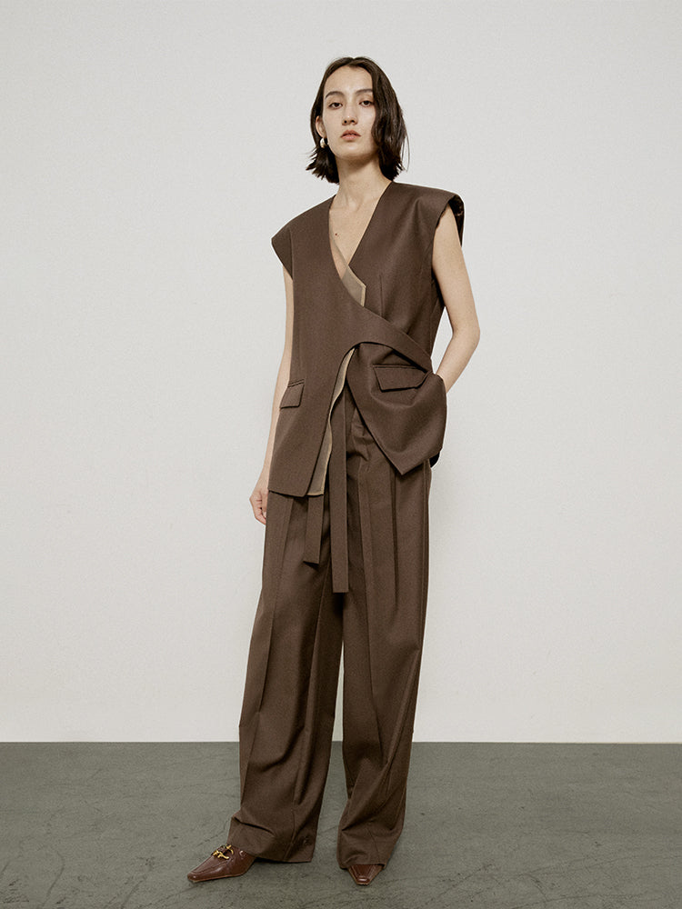 Sleevels CHIC OVERSIZE CIFFON LAYERED GILET