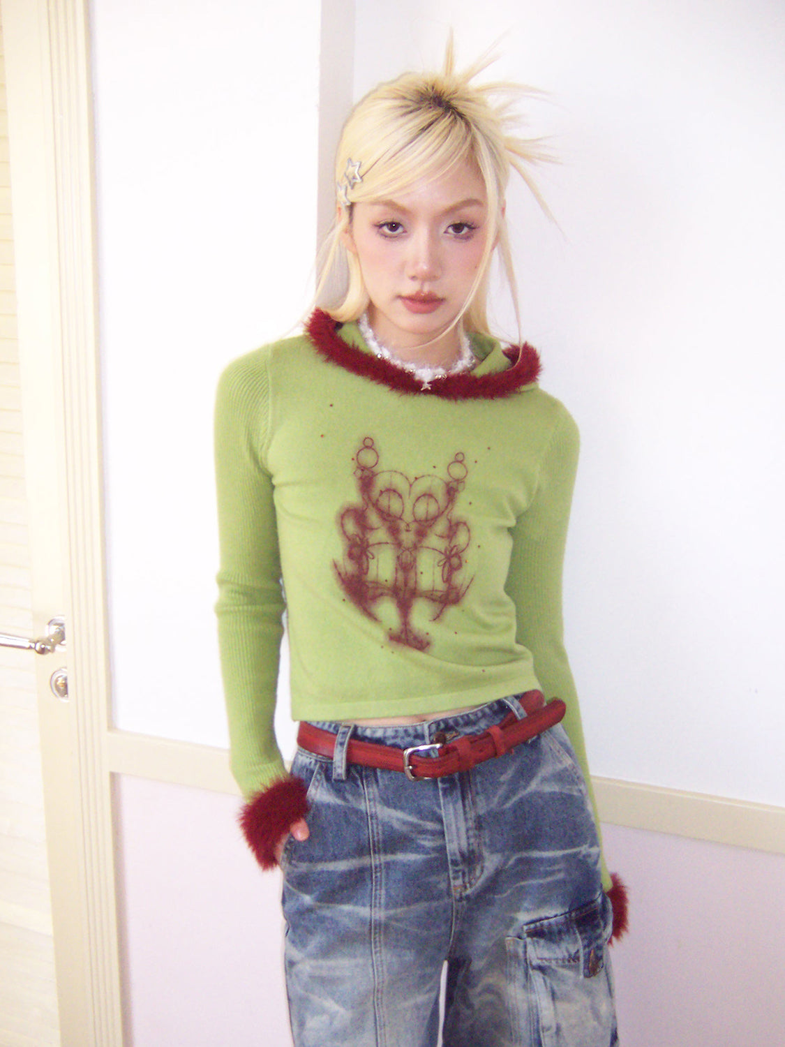 Sweat à sweat Nichi Slim Unique tricot