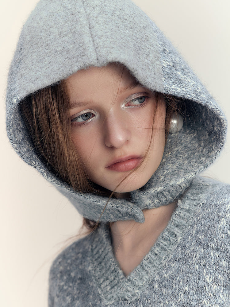 Knit Multi Border Retro Simple Hat&Muffler