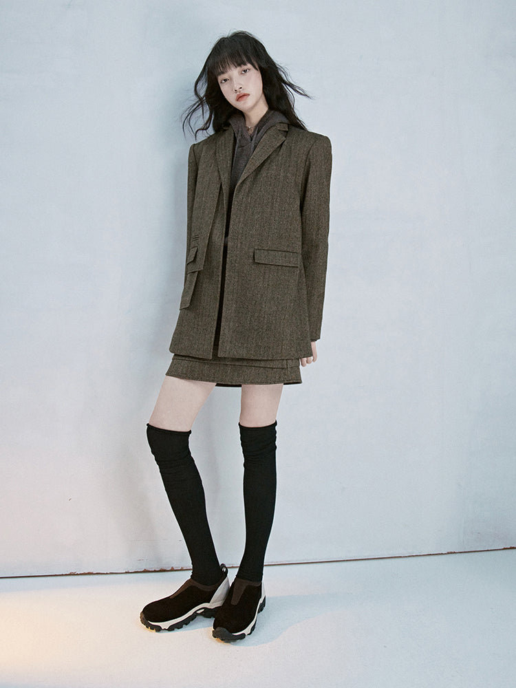 Oversize Natural Simple Retro Jacket