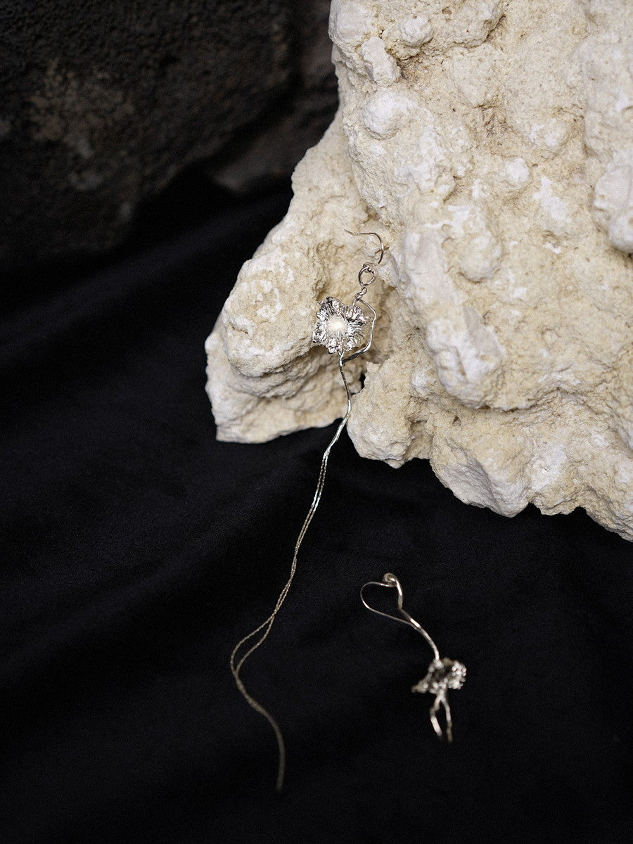 Silver Chain Necklace Pierced Bracelet