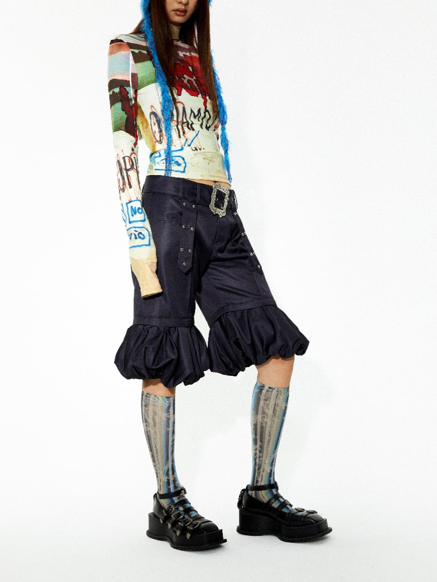 Stripe Colorfer Silhouette Highsocks