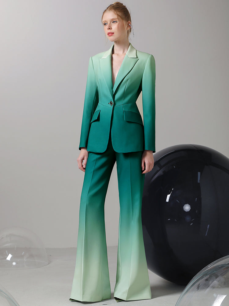 Jacket&Pants Suit Gradation Nichi Conspicuous Set-Up