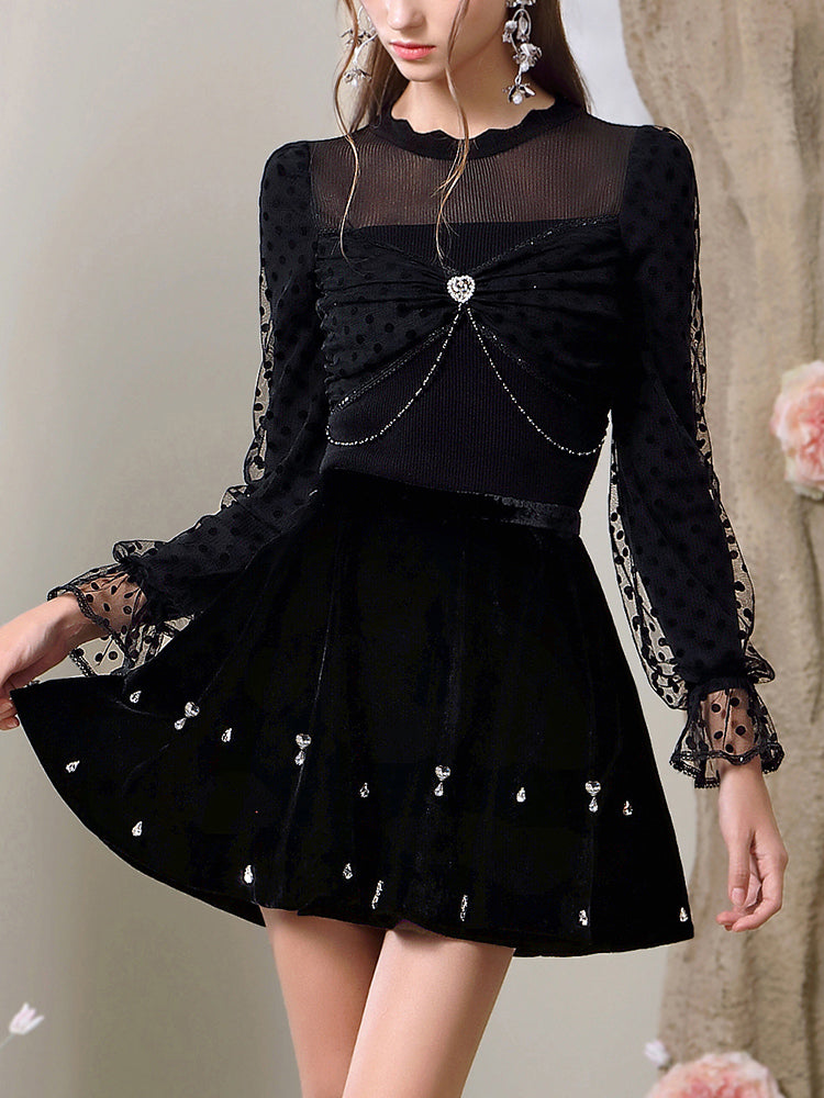 Tropfen Strassbijou Flare Femin-Rocke