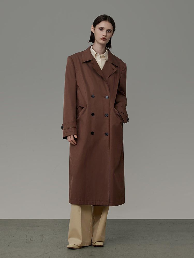 Chic Classy Simple Slim Long-Coat