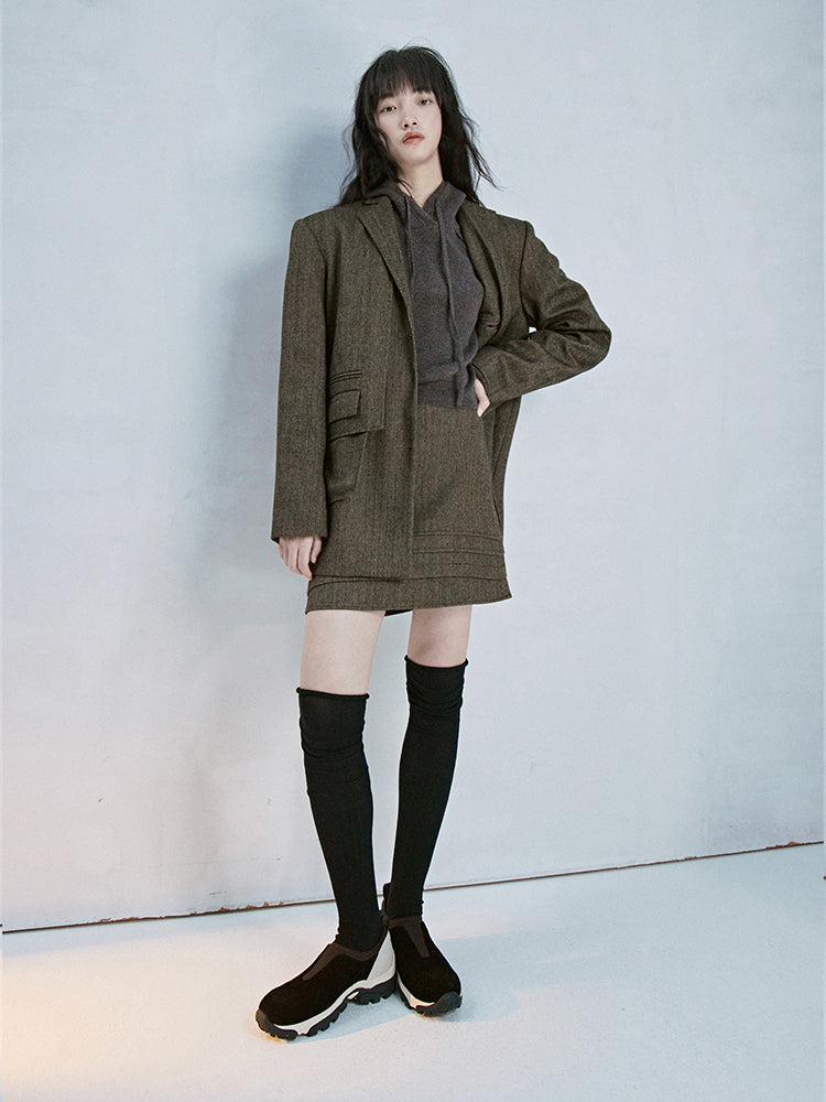 Oversize Natural Simple Retro Jacket