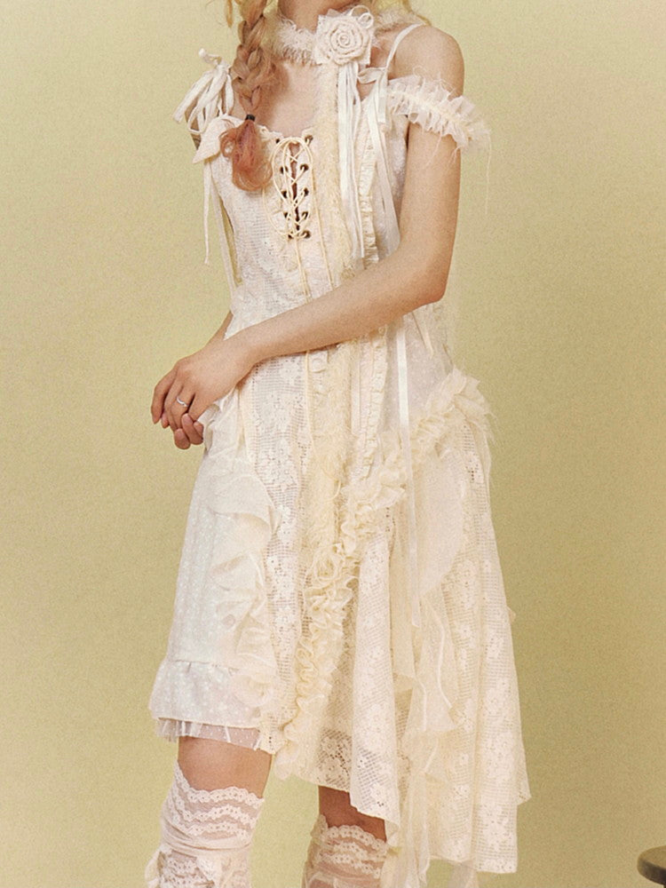 Rose Slim Fure Rose Choker Necklace