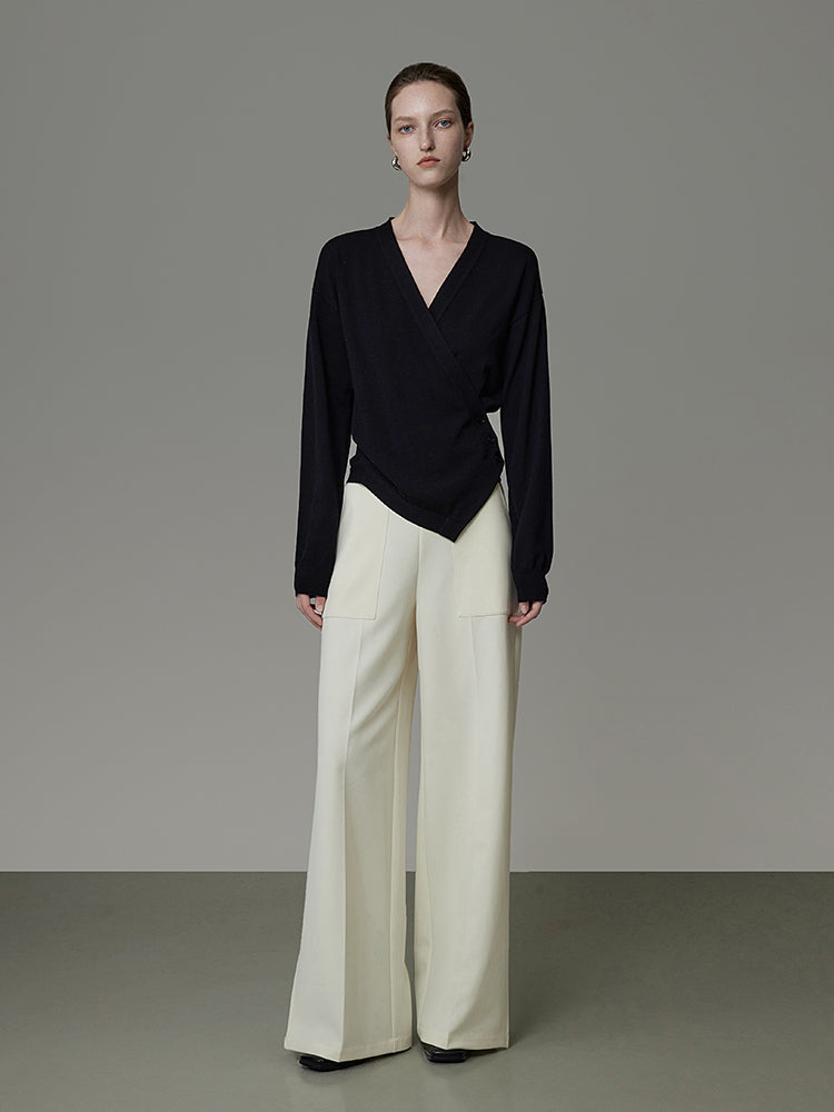 Asymmetrie-Cache-Coeur Chic Lose Strick