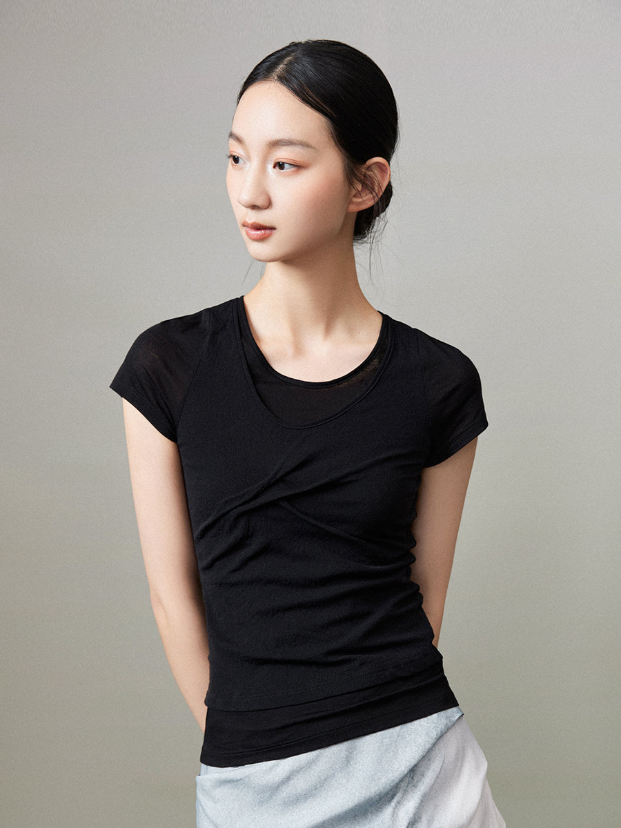 Nichi Tight Plain T-Shirt