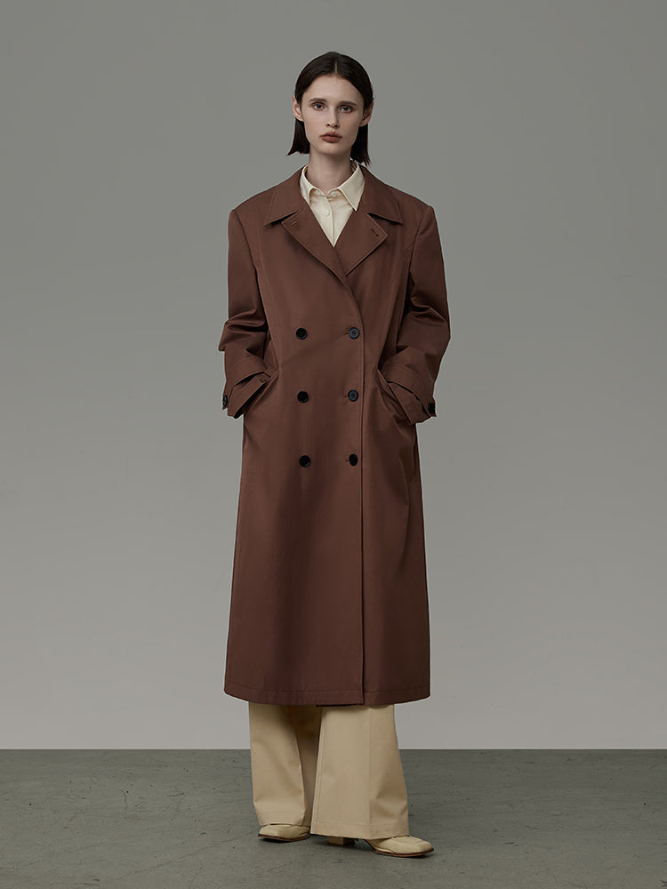 Chic Classy Simple Slim Long-Coat