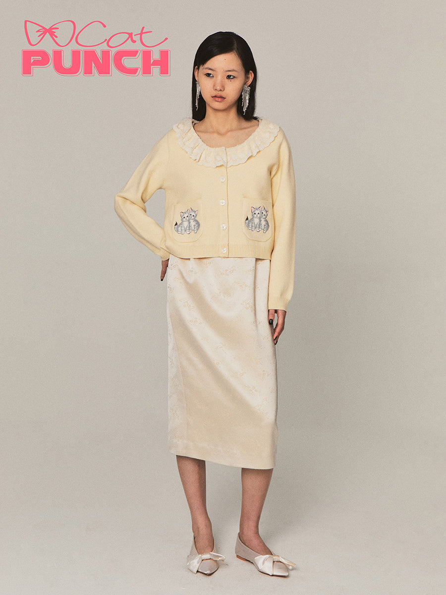 Cat Fancy Ciffon Unique Long One-Piece