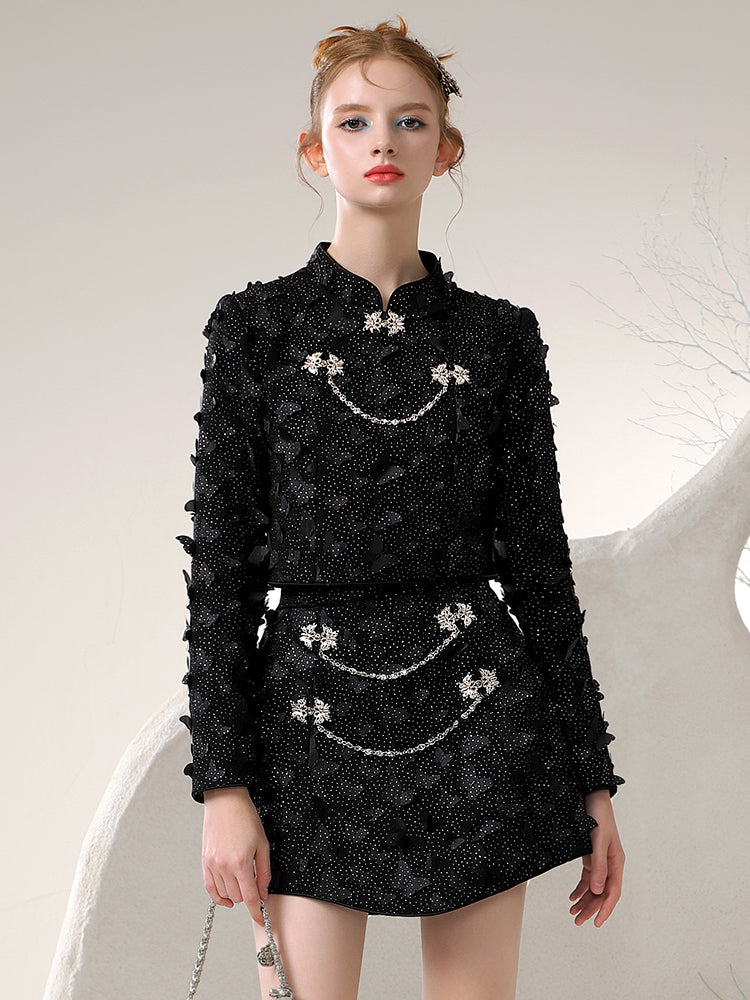 Jacket&Mini-Skirt Chain 3D Nichi Unique Set-Up