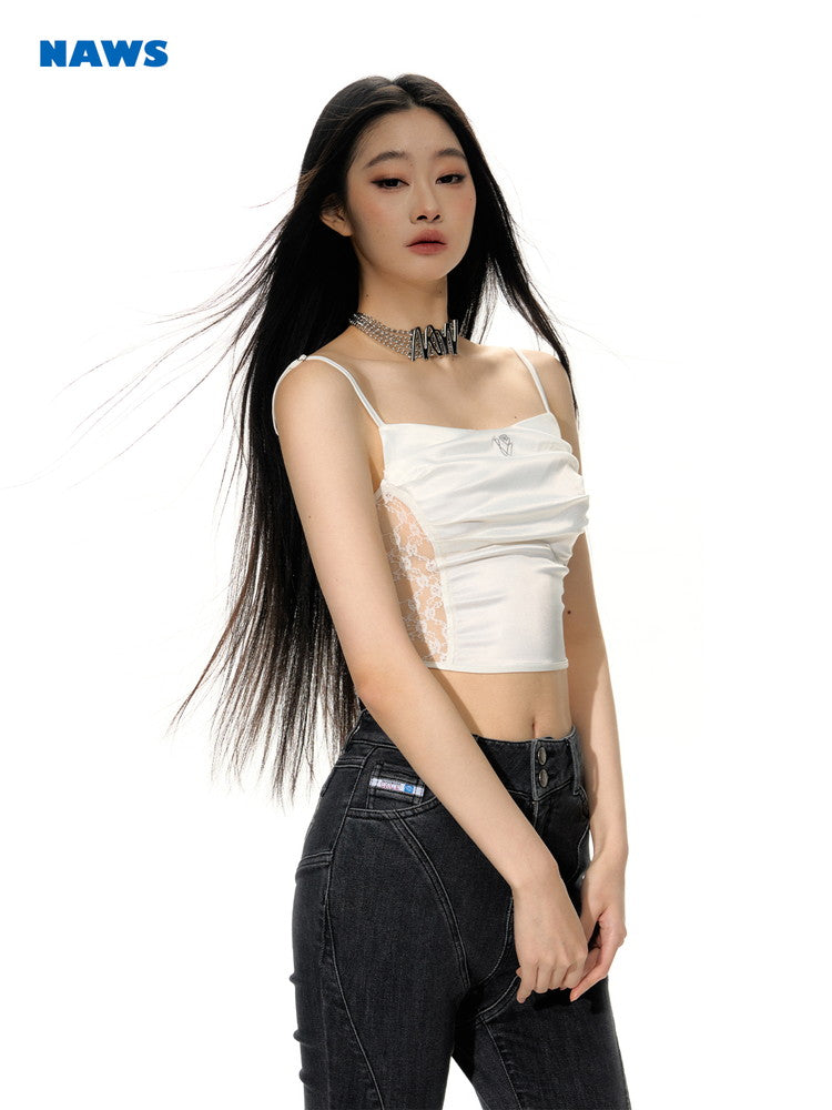 Camisole de nichi satin de sext à latéraux