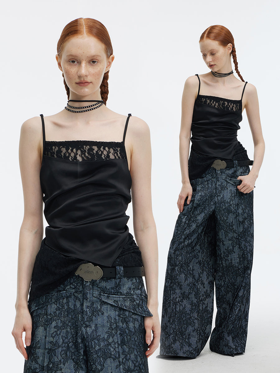 Lace Flower Simple Camisole