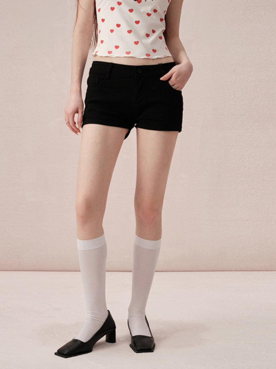 Betty Dot Heart Casual Lace Tops&Short-Pants