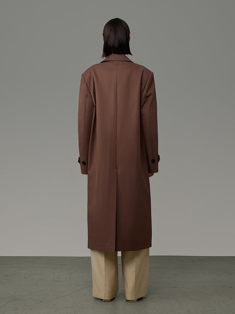 Chic Classy Simple Slim Long-Coat