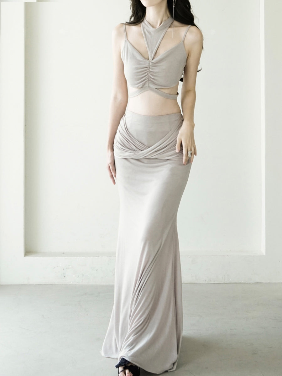 Drape elegante Nichi-enge Stretchplatten & Langstrecke