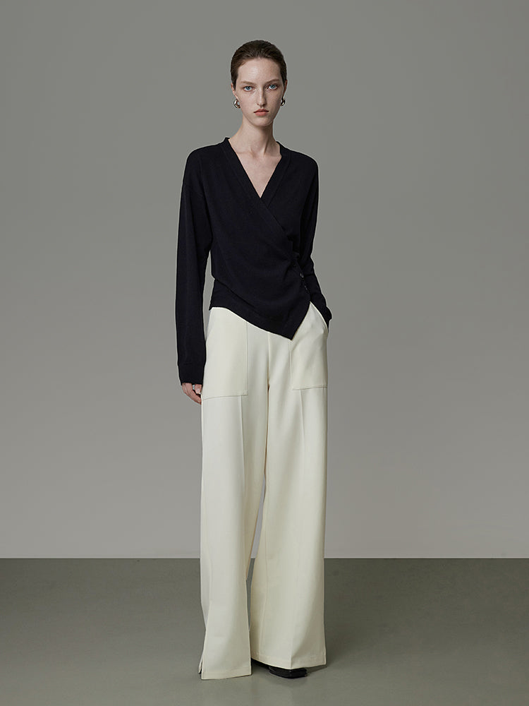 Asymmetrie-Cache-Coeur Chic Lose Strick