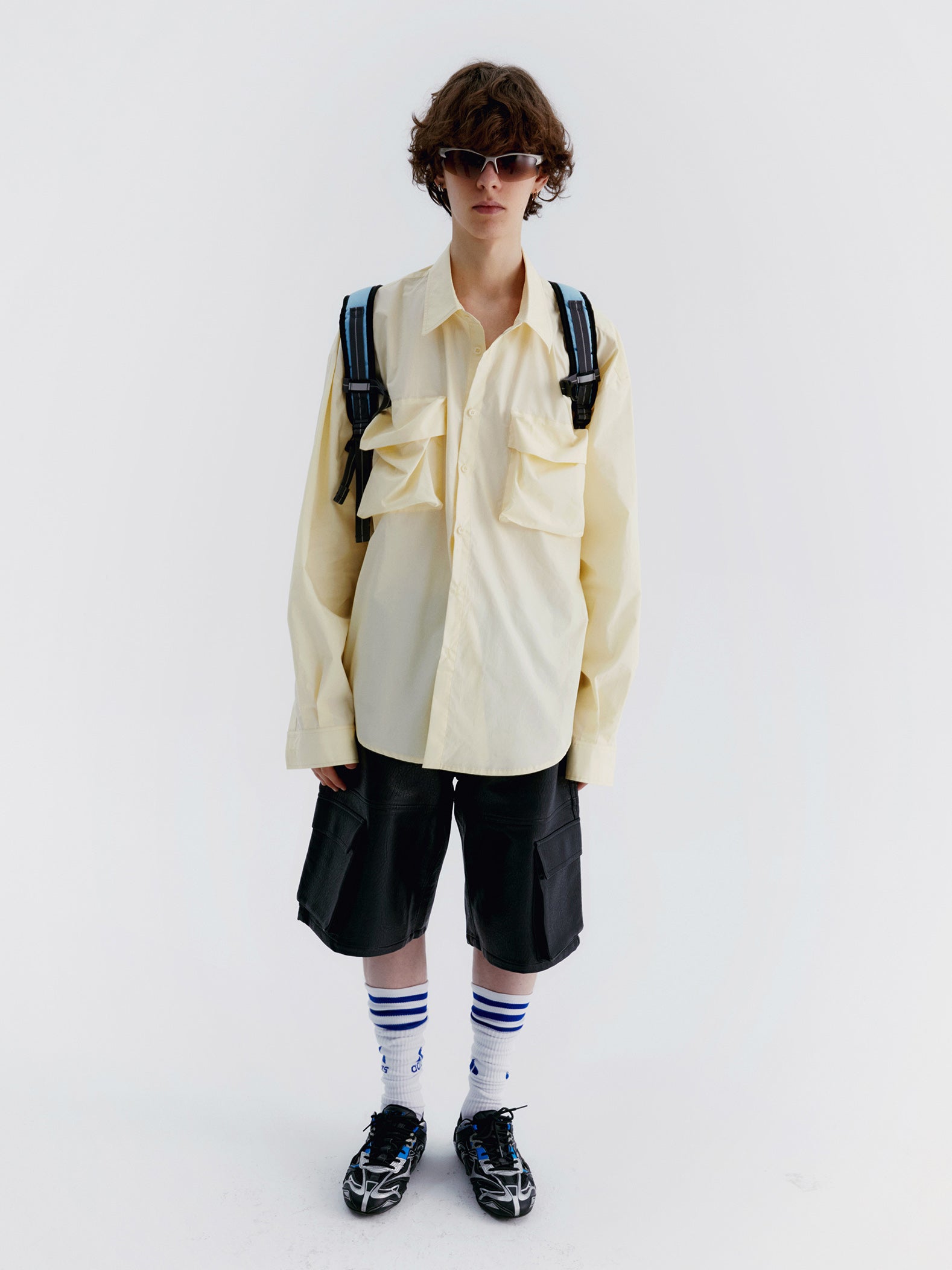 Unisex Wide Casual Half-Pants