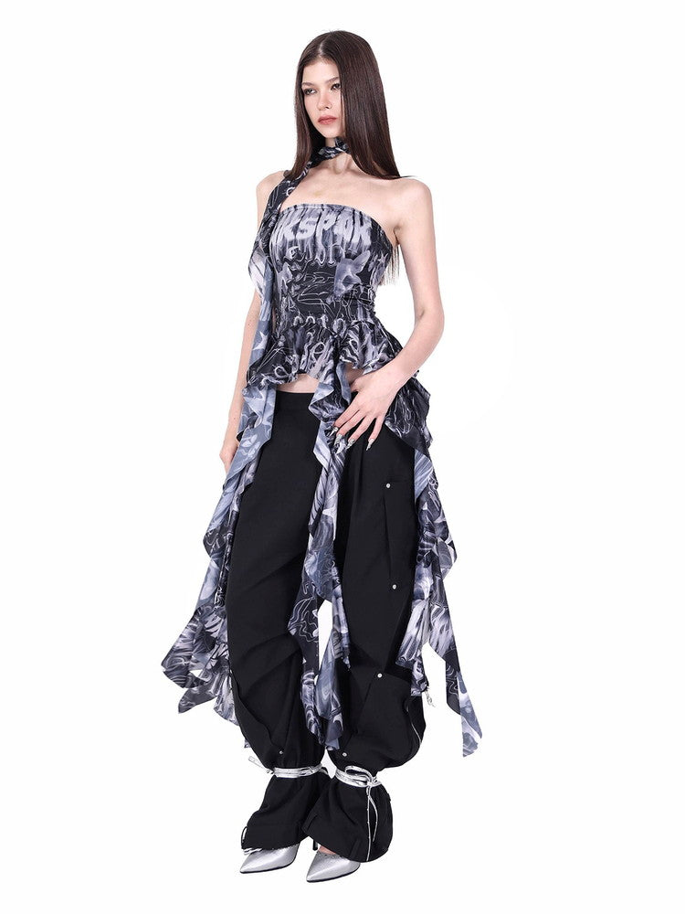 Riffle Nichi Bare-Tops Shape Tops&Tie