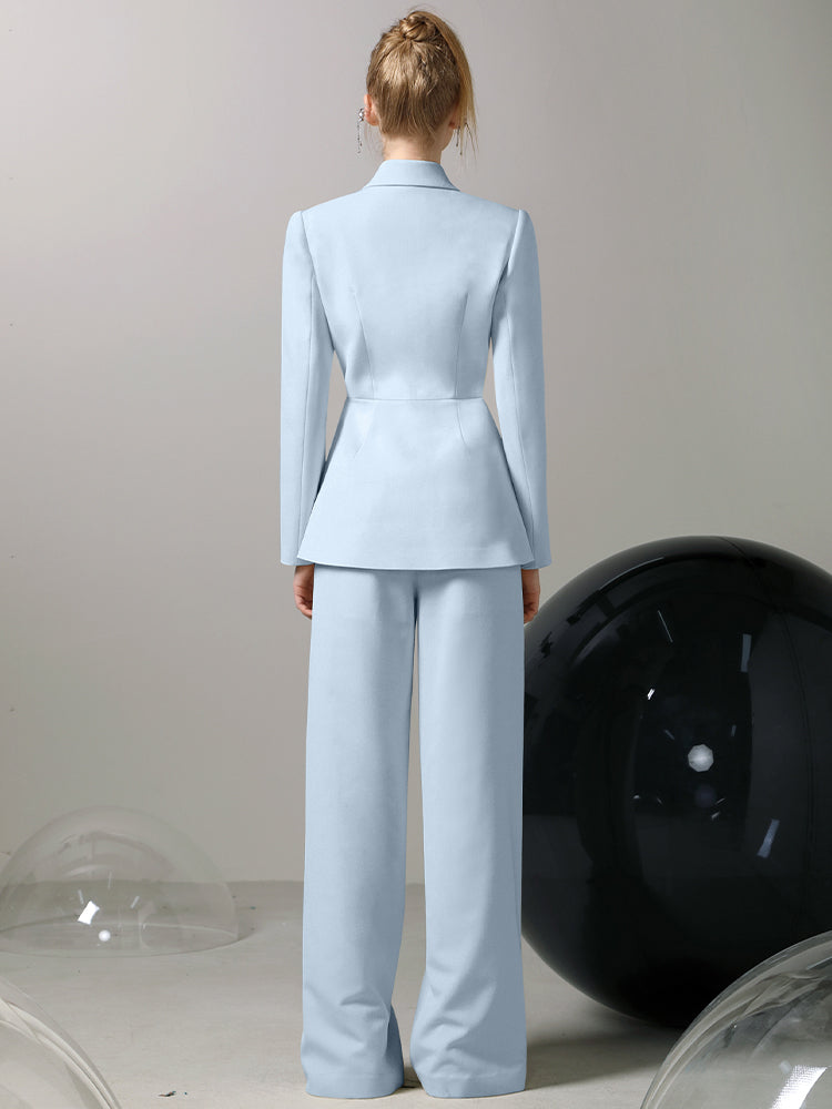 Jacke & Weithose Anzug 3D Blumen Elegant Nichi Setup