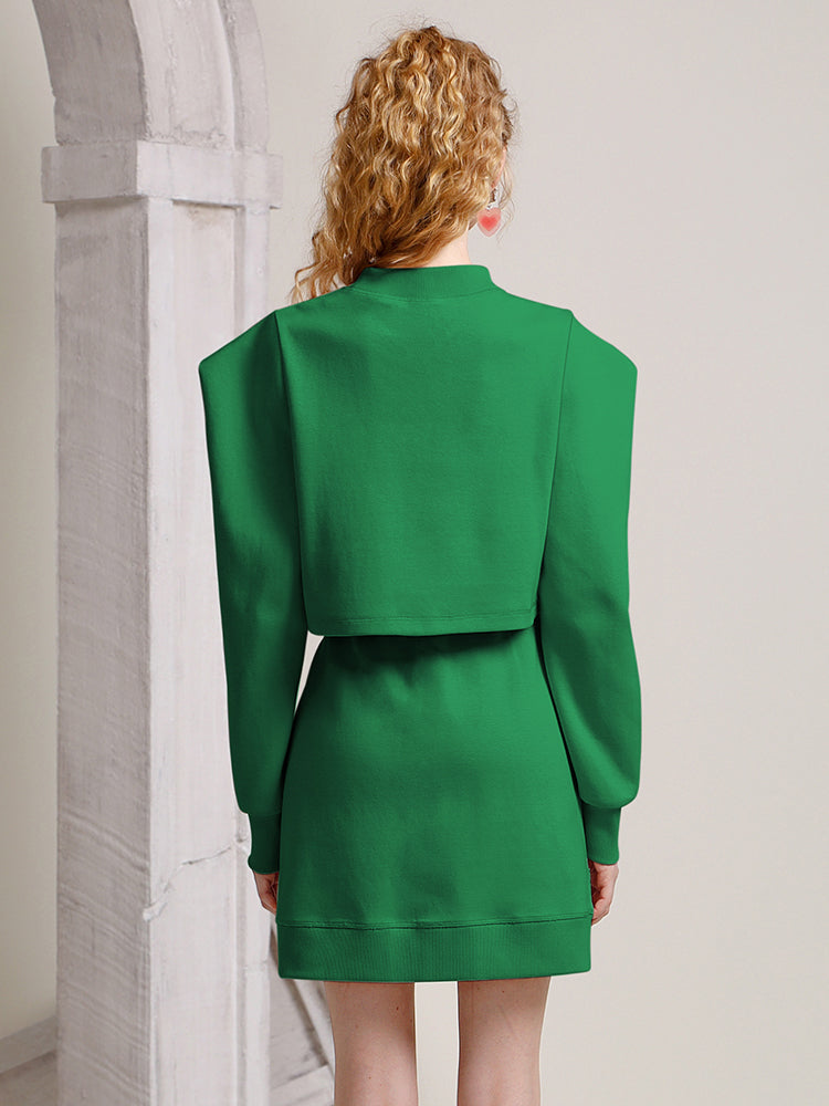 Tops&Skirt Nichi Vant-Garde Suit Heart Sweat Set-Up