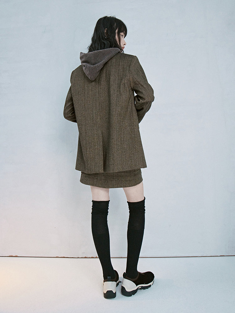 Oversize Natural Simple Retro Jacket