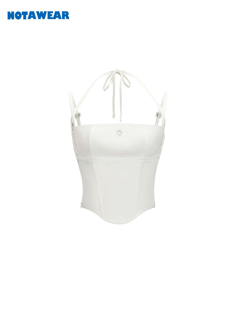 TIGHT CASUAL HALTER-NECK TOPS