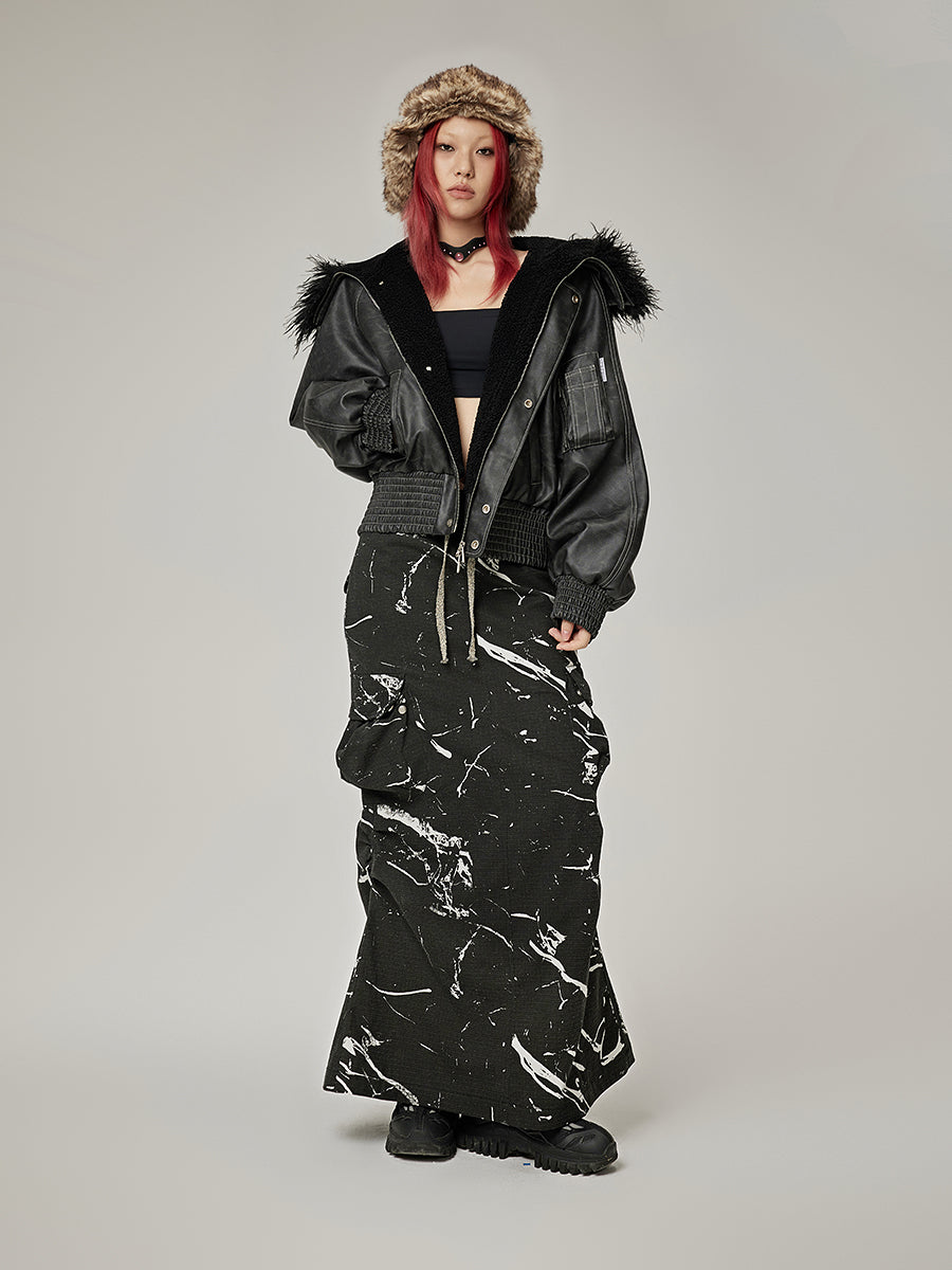 Rassembler la jupe longue décontractée