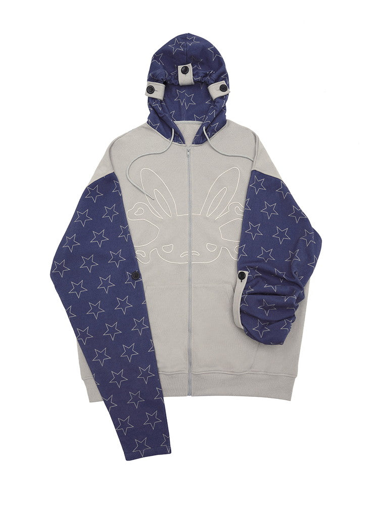 Star Hoodie Casual Fancy Character Parka