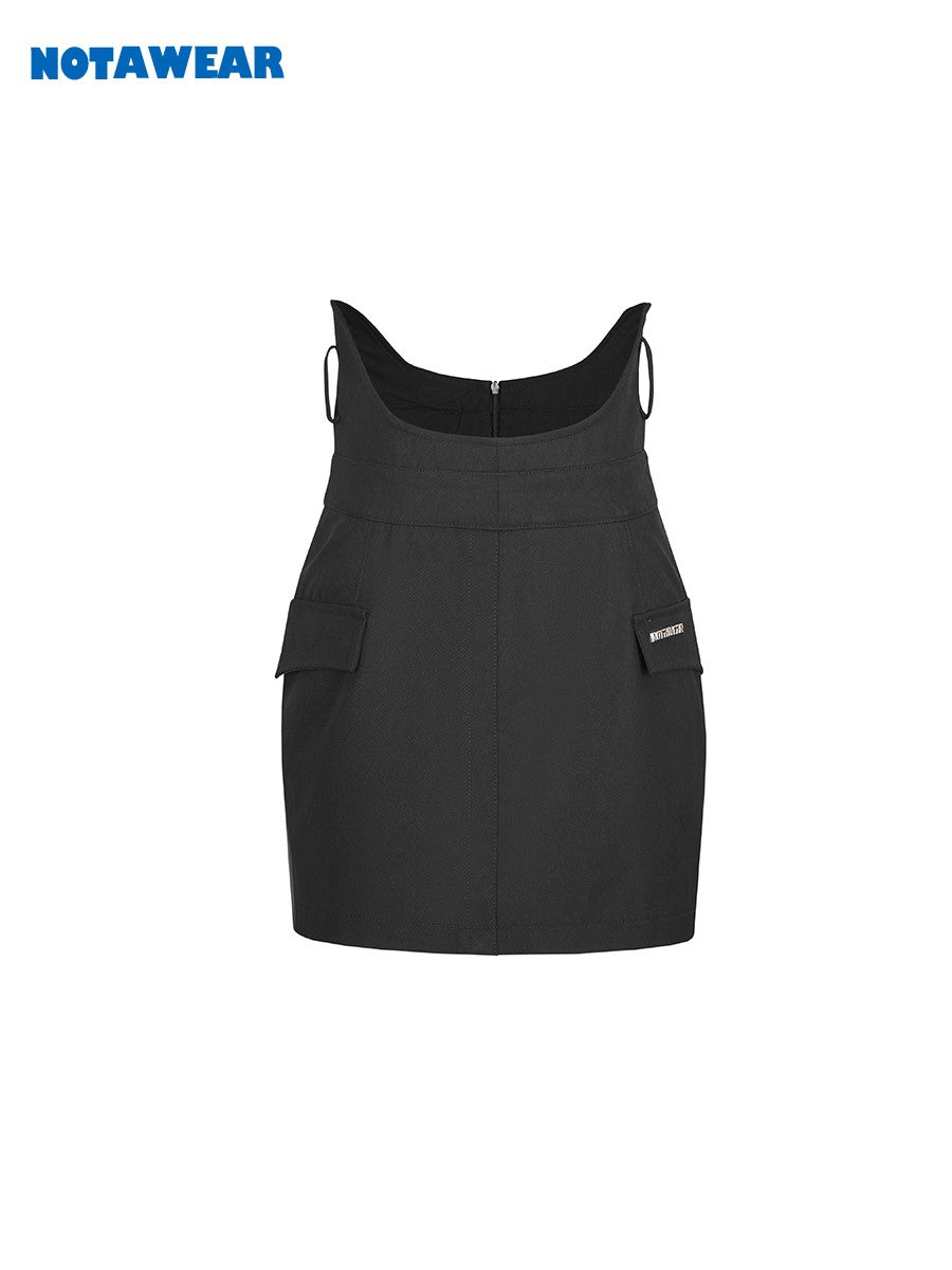 High-Waist Nichi UNIQUE Mini Tight Skirt