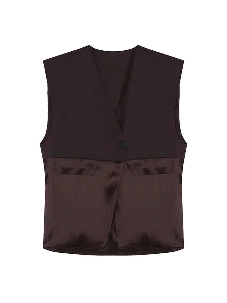 Oversize Nichi High-end Sleeveless Vest Gilet&Pants