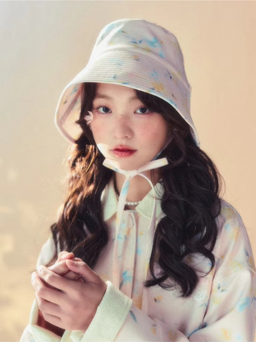 Flower Ribbon Sute Hat
