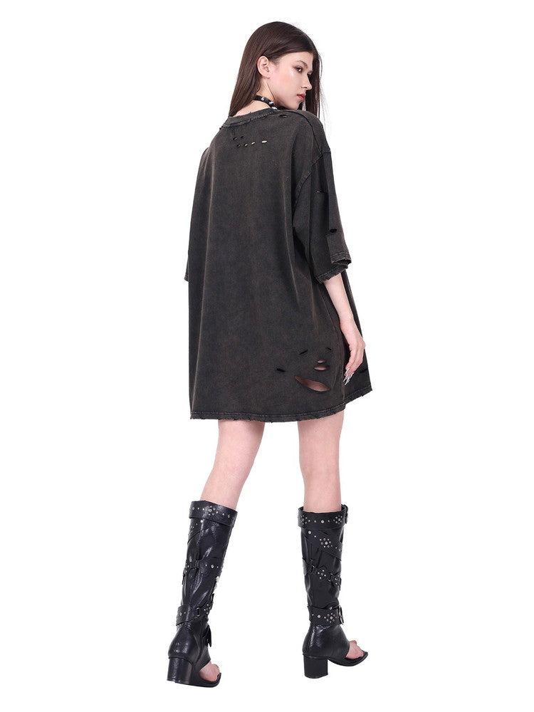 Unisex Loose Crew-Neck Csaual Oversize T-Shirt