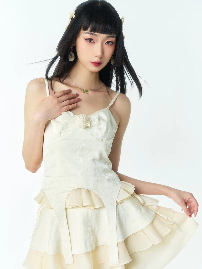 Sexy Spitze Rosenblume Iiner Camisole Bustier