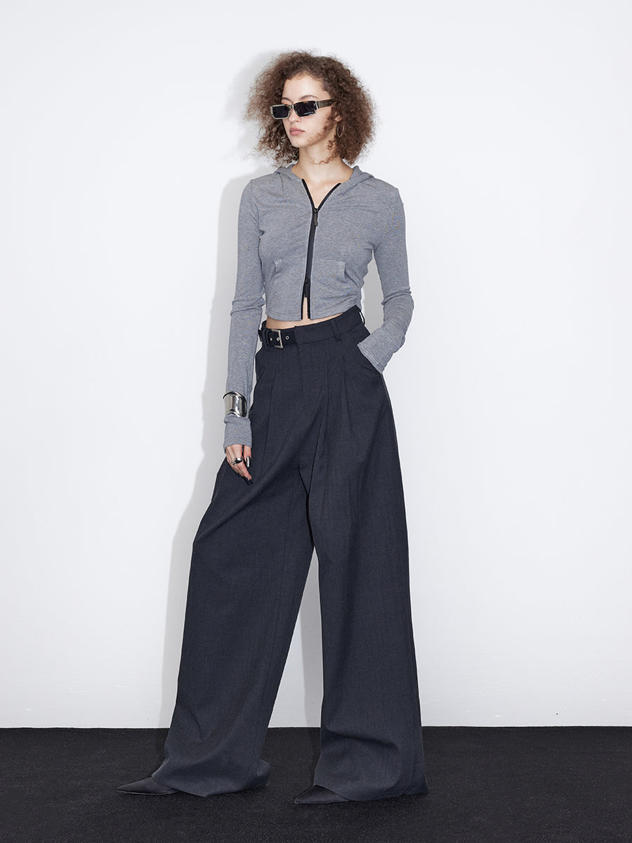 Slacks Straight Simple Chic Pants