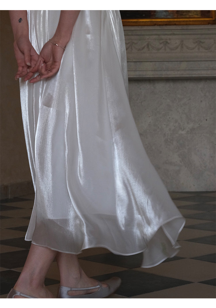 우아한 광택 플레어 프린세스 달콤한 장거리