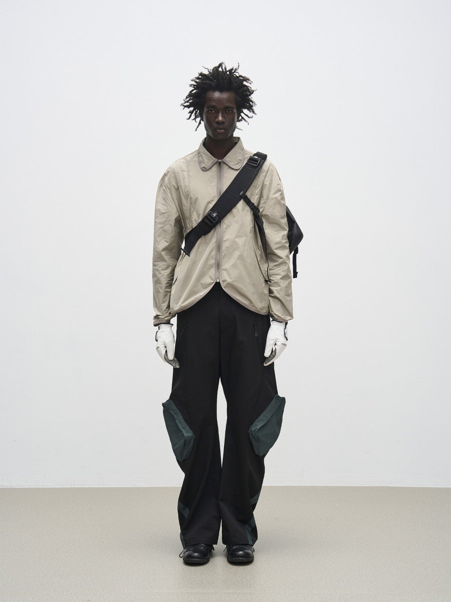 사이드 포켓 캐주얼 바이 컬러 스포츠 PTAN