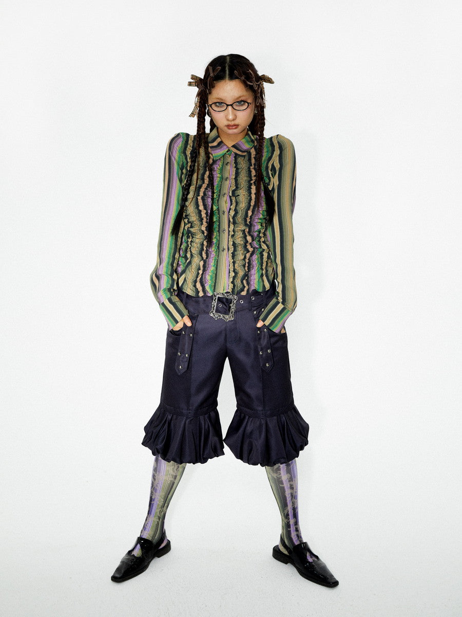 Stripe Colorfer Silhouette Highsocks