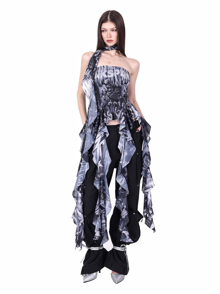 Riffle Nichi Bare-Tops Shape Tops&Tie