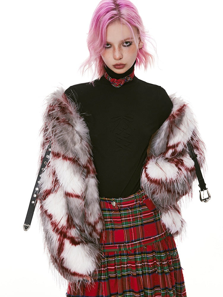 Checked Girly Punk Vintage Choker