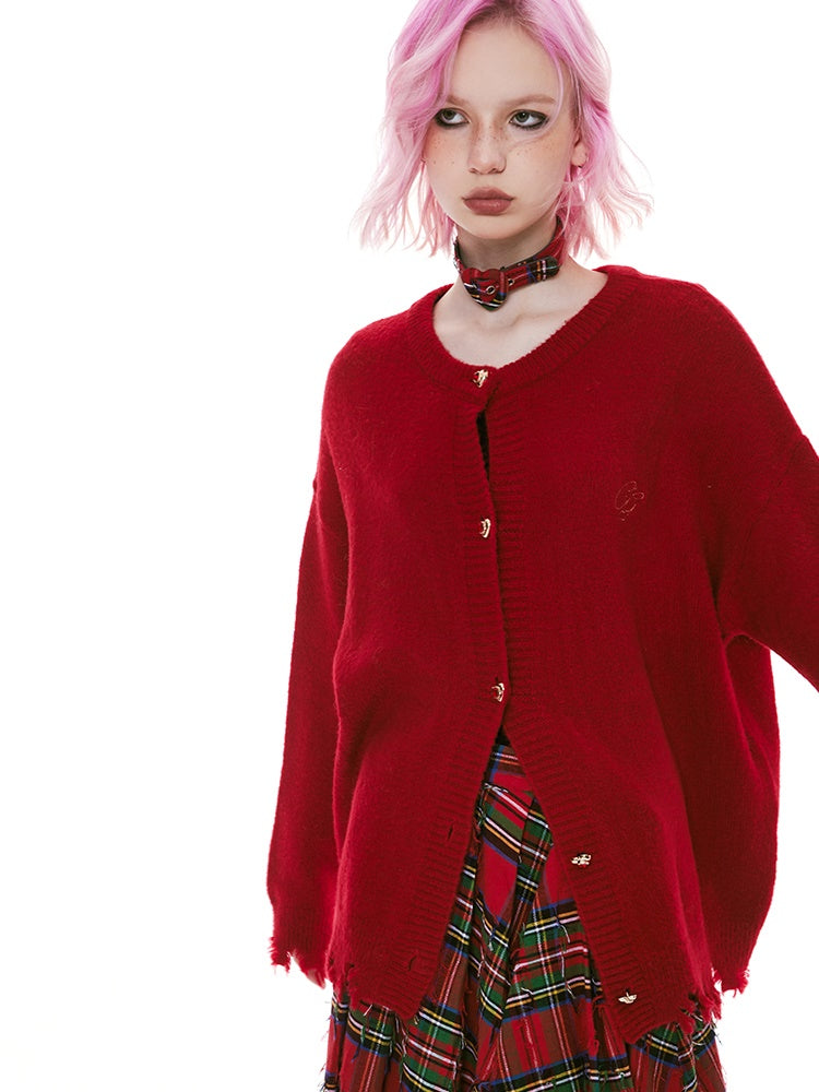 Checked Girly Punk Vintage Choker