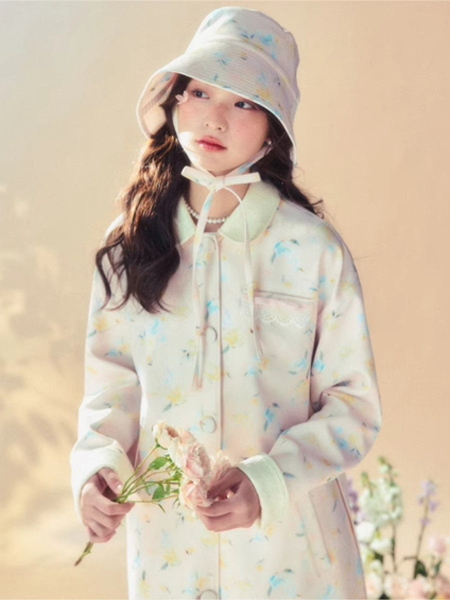 Flower Ribbon Sute Hat